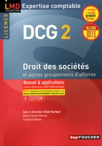 DCG 2 Droit des sociétés et autres groupements des affaires