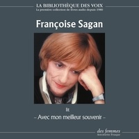 Françoise Sagan - Avec mon meilleur souvenir.