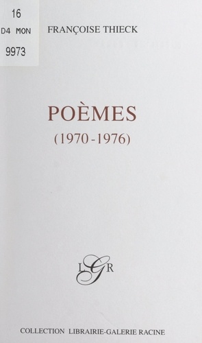 Poèmes (1970-1976)