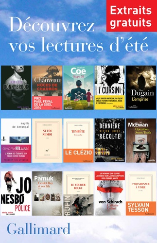 Extraits gratuits - Lectures d'été Gallimard 2014