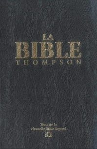 Bible Thompson NBS souple luxe vynil, noire