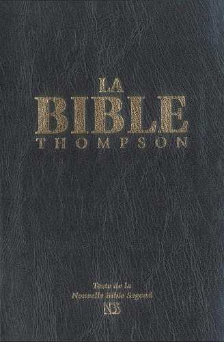 Frank-Charles Thompson - Bible Thompson NBS souple luxe vynil, noire.