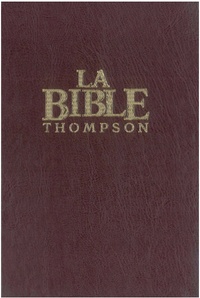 Frank-Charles Thompson - Bible Thompson rigide, marron "Colombe".
