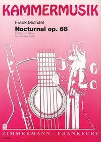 Frank Michael - Kammermusik  : Nocturnal - op. 68. flute and guitar. Partition d'exécution..
