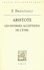 De la diversité des acceptions de l'être d'après Aristote 2e édition revue et corrigée