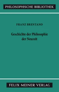Geschichte der Philosophie der Neuzeit