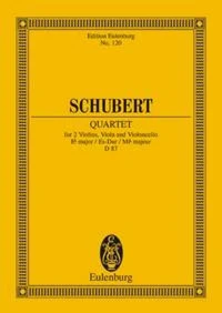 Quartetto mi b op.125 n. 1 (d 87) poche
