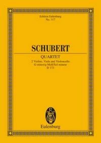 String quartet g minor op. posth. d 173 poche