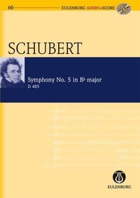 Franz Schubert - Symphonie n° 5 en si bémol majeur - D 485. orchestra. Partition d'étude..