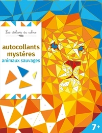 Fred Kucia - Autocollants mystères animaux sauvages - Avec 4 tableaux à décorer et 8 planches d'autocollants.