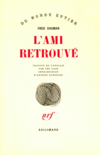 Fred Uhlman - L'Ami Retrouve.