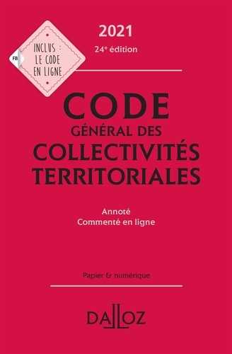 Code général des collectivités territoriales  Edition 2021