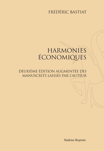 Harmonies économiques 2e édition revue et augmentée