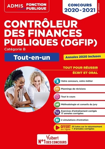Tout-en-un Concours contrôleur des finances publiques (DGFIP), catégorie B  Edition 2020-2021