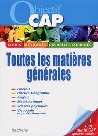 Frédéric Boutaine et Josiane Brin-Wiart - Objectif CAP - Toutes les matières générales.