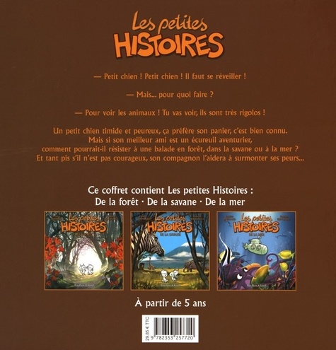Les petites histoires. Coffret en 3 volumes : Les petites histoires de la forêt ; Les petites histoires de la savane ; Les petites histoires de la mer