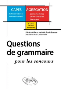 Questions de grammaire pour les concours