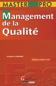 Frédéric Canard - Management de la qualité.