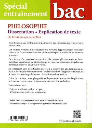 Philosophie Tle toutes séries. Dissertation et explication de texte, du brouillon à la rédaction