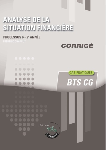 Frédéric Chappuy - Analyse de la situation financière - Corrigé - Processus 6 du BTS CG.