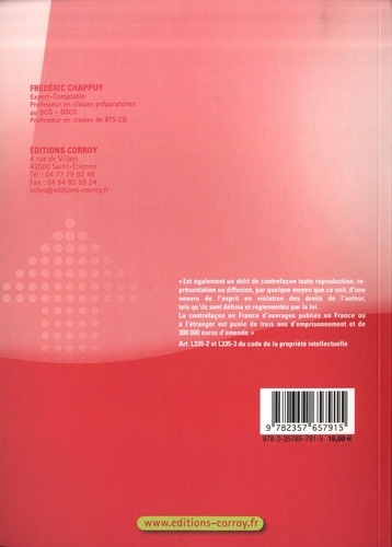 Contrôle et production de l'information financière. Processus 2 Tome 1 du BTS CG. Corrigé  Edition 2019-2020