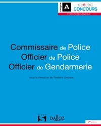Téléchargement gratuit d'ebook en pdf Commissaire de police, officier de police, officier de gendarmerie par Frédéric Debove iBook FB2