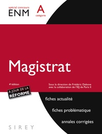 Frédéric Debove - Magistrat - Catégorie A.