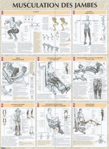 Frédéric Delavier - Musculation des jambes - Poster.