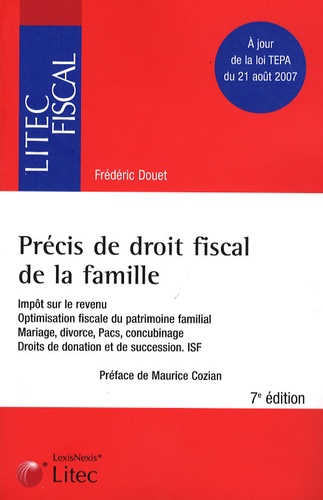 Frédéric Douet - Précis de droit fiscal de la famille.