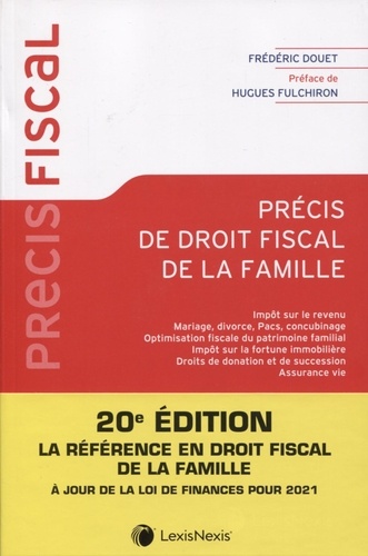 Précis de droit fiscal de la famille 20e édition