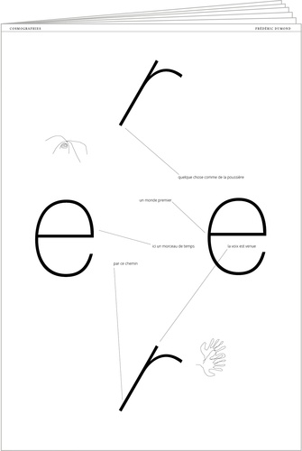 Frédéric Dumond - Erre - Cosmographies.