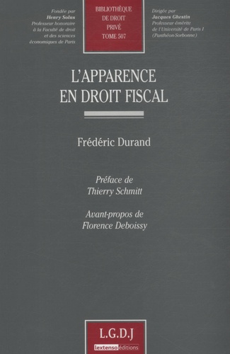 Frédéric Durand - L'apparence en droit fiscal.