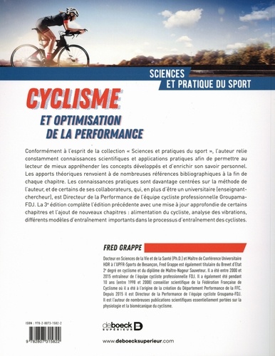 Cyclisme et optimisation de la performance. Sciences et méthodologie de l'entraînement 3e édition