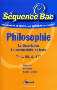 Philosophie Tles L, ES, S, STT