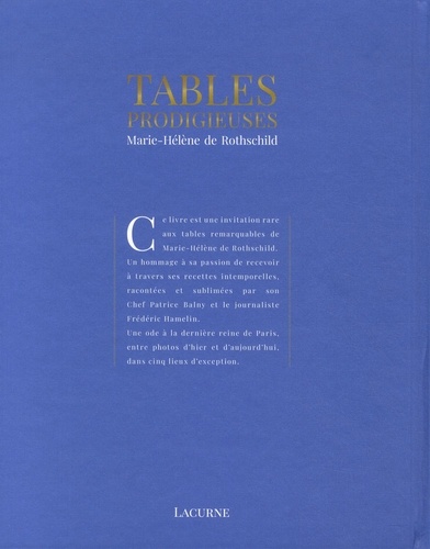 Tables prodigieuses. Marie-Hélène de Rothschild