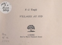 Frédéric Jacques Temple - Villages au Sud.
