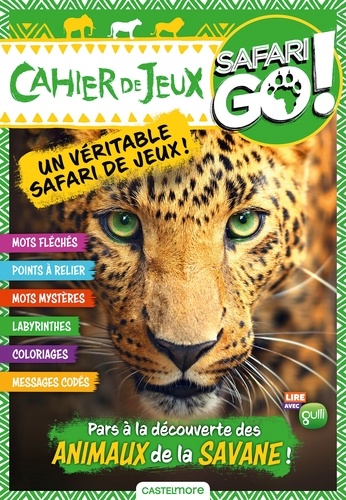 Frédéric Joly - Safari Go ! - Cahier de jeux Léopard.