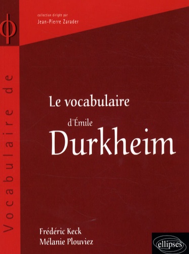 Le vocabulaire de Durkheim