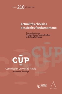 Frédéric Krenc et Frédéric Bouhon - Actualités choisies des droits fondamentaux.