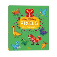 Colos et stickers pixels Dinos et compagnie