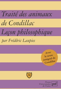 Frédéric Laupies - Traité des animaux de Condillac - Leçon philosophique.