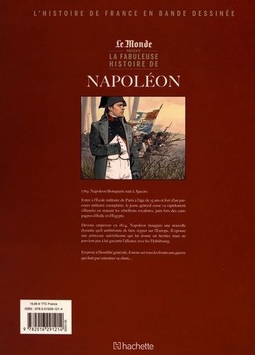 L'histoire de France en BD Tome 2 Napoléon. 1769/1815