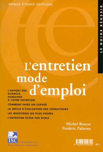 Frédéric Palierne et Michel Bourse - 7l'Entretien Mode D'Emploi. 7eme Edition.