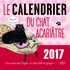 Frédéric Pouhier et Susie Jouffa - Le calendrier du chat acariâtre 2017 - Une année avec Edgar, un chat drôle et cynique !.