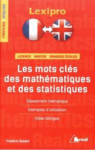 Frédéric Rosard - Les mots-clés des mathématiques et des statistiques.