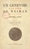 Un Genevois à la cour de Weimar. Journal inédit de Frédéric Soret (1795-1865)