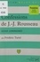 Les confessions, de Jean-Jacques Rousseau. Livres I à IV, textes commentés