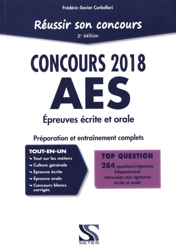 Frédéric-Xavier Corbellari - Réussir son concours AES - Accompagnant éducatif et social.
