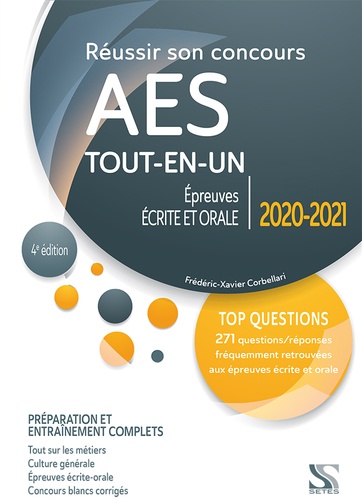 Réussir son concours AES. Accompagnant éducatif et social  Edition 2020-2021