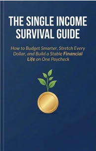 The Single Income Survival Guide: How to Budget Smarter, Stretch Every Dollar, and Build a Stable Financial Life on One Paycheck